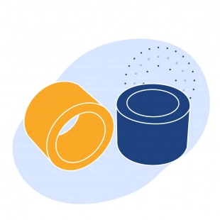 Втулка бронзовая 50 мм БРАЖМЦ