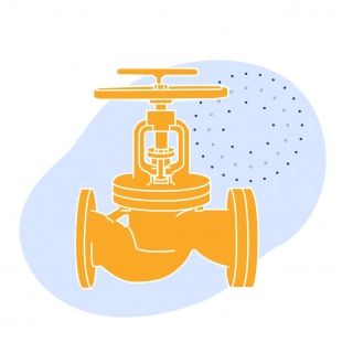 Чугунный клапан обратный муфтовый Ду 15 мм Ру 16 кгс/см2 ГОСТ 27477-87