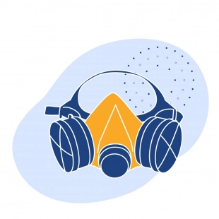 Респиратор РУ-60М (А1Р1 В1Р1 Е1Р1 К1Р1)