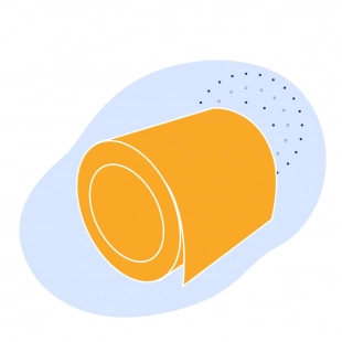 Рулон с полимерным покрытием 0.8 мм ПУ ГОСТ 34180-2017