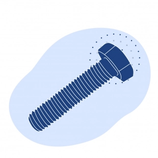 Болт шестигранный с фланцем 30ХГСА М20x65 мм DIN 6921