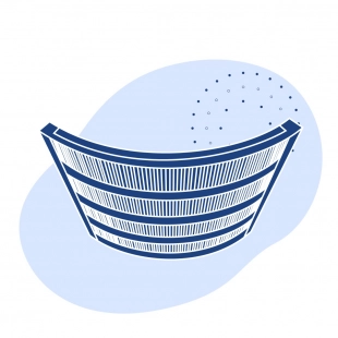 Дуговое щелевое сито AISI 316