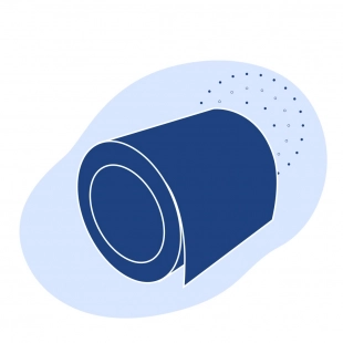 Рулон с полимерным покрытием 0.8 мм ПУ ГОСТ 34180-2017