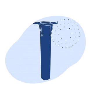 Закладная деталь фундамента ЗДФ-0.219-2.5 ОСф-300