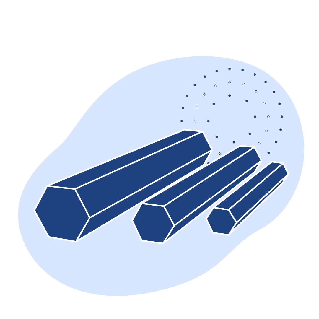 Шестигранник нержавеющий 85 мм AISI 201 ГОСТ 18968-73